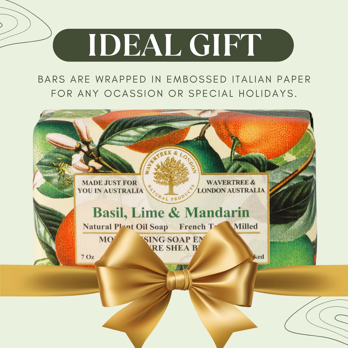 Wavertree & London embossed Italian paper packaging conveying premium gift appeal