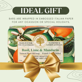 Wavertree & London embossed Italian paper packaging conveying premium gift appeal