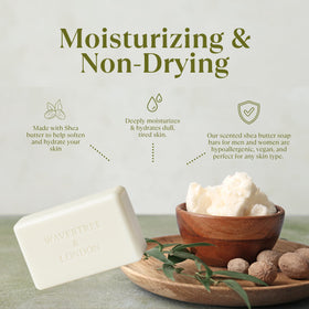 Wavertree & London rich creamy lather on palm demonstrating moisturizing foam