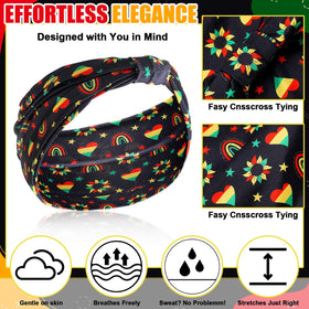 Wavyknot stretched band held to show size and flexible one-size comfort
