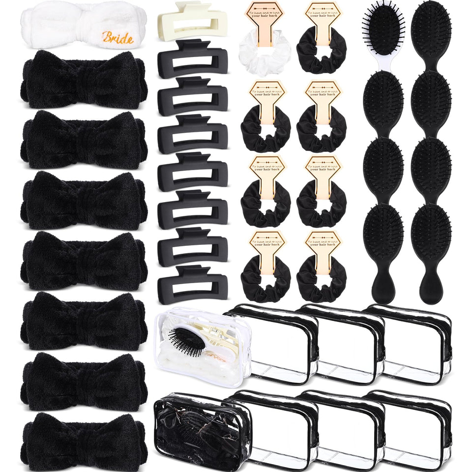 Wavyknot front packaging shot showing entire favor set and neat presentation