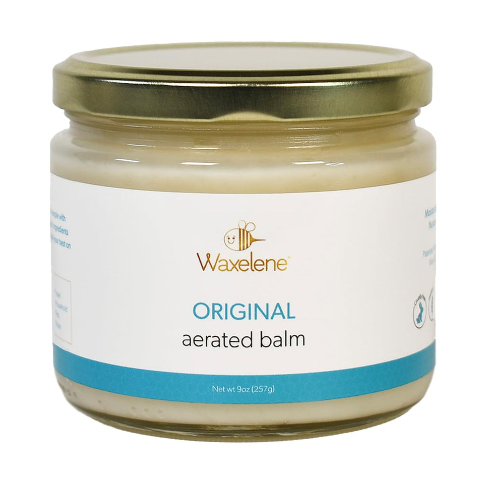 Waxelene large jar front packaging showing label and size benefits