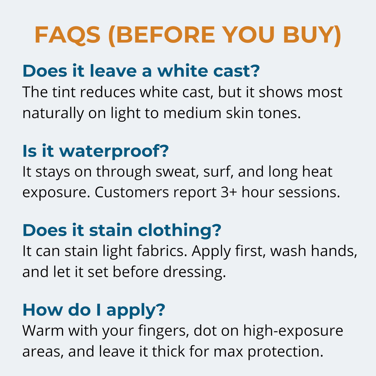 Waxhead label closeup showing SPF 30 zinc oxide and ingredient clarity