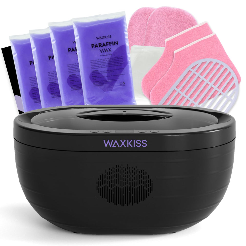 waxkiss front view unit with lid showing compact design and safe operation