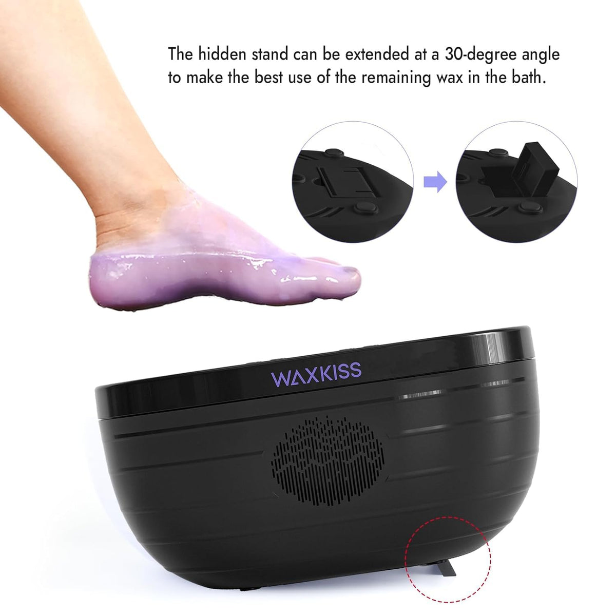 waxkiss complete kit with wax refills showing ready-to-use convenience