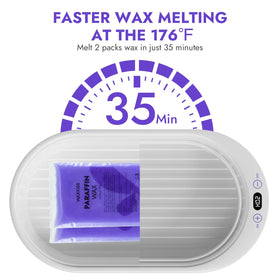 waxkiss size comparison with hand showing compact 2L capacity benefit