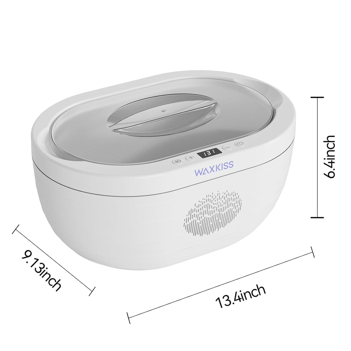 waxkiss size scale with measuring cup showing 3000ml capacity and scale