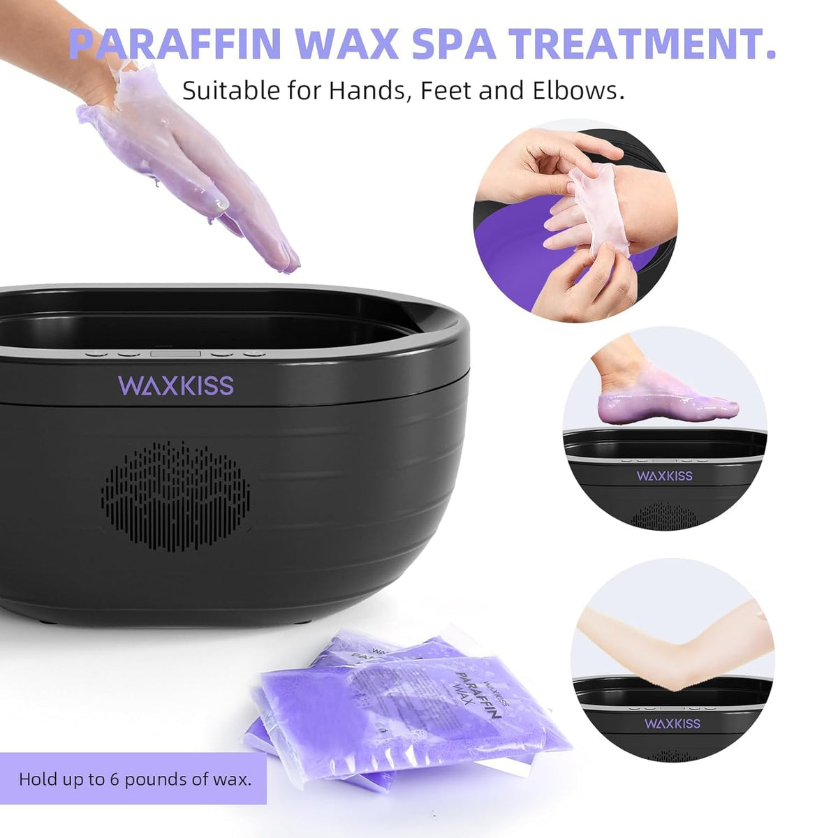 waxkiss melted paraffin wax in pot demonstrating smooth heat retention