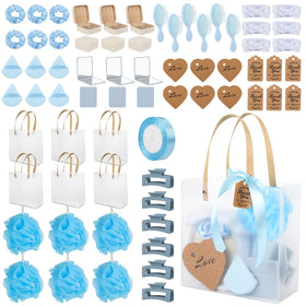 WAYASDCU front packaging showing six coordinated prize packs and bags, ready to gift
