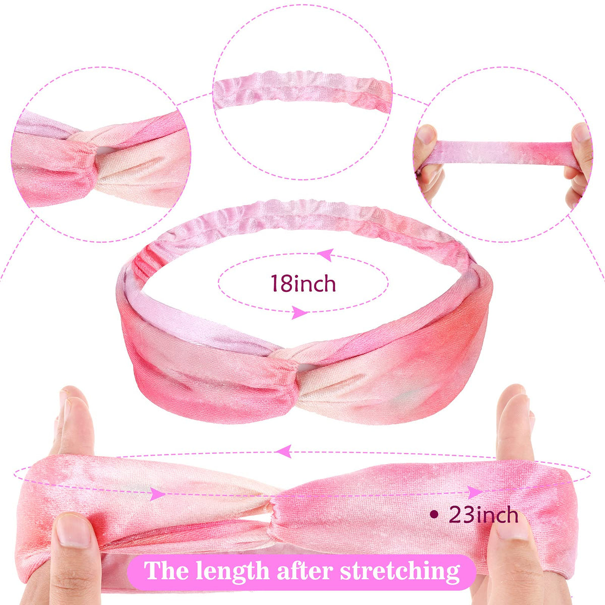 Waydress headband on a child keeping hair back for comfortable play