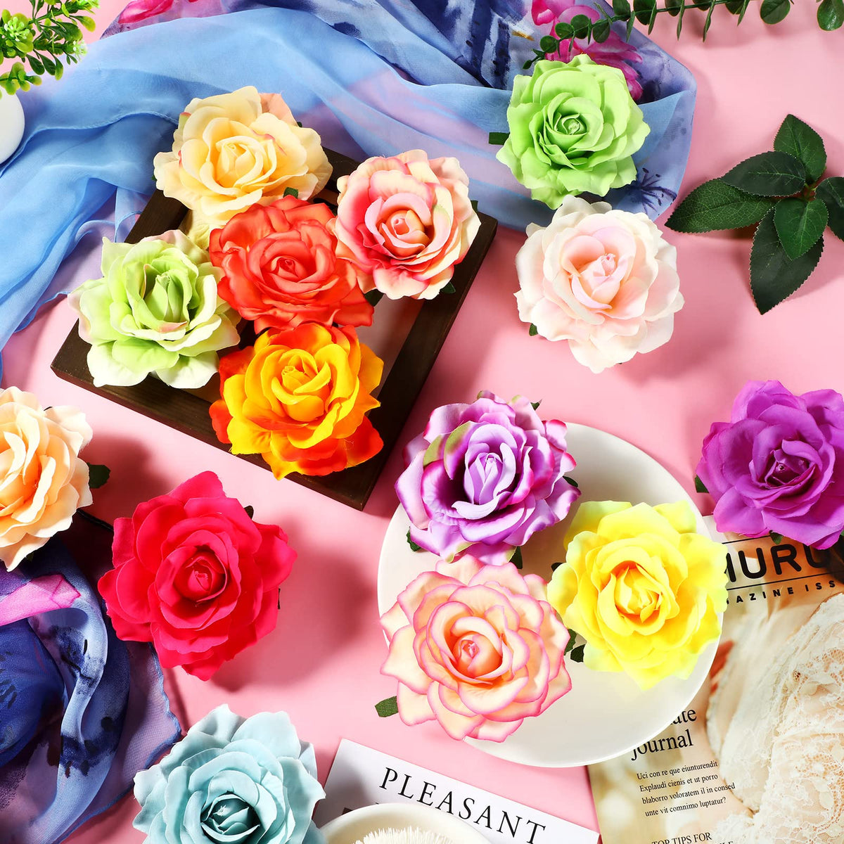 Waydress hand holding flower showing true 4-inch scale and suitability