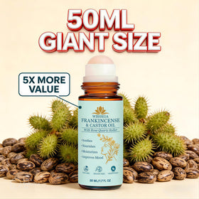 WBHKGA label ingredients and claims detail, frankincense and castor purity