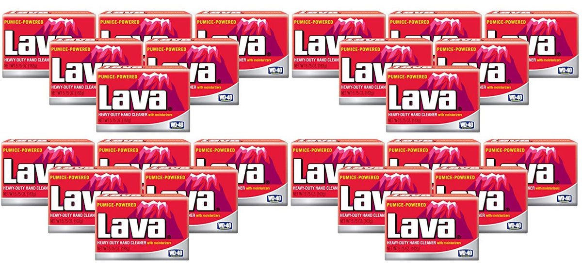 WD-40 Lava bar front packaging showing brand and heavy-duty cleaning benefit