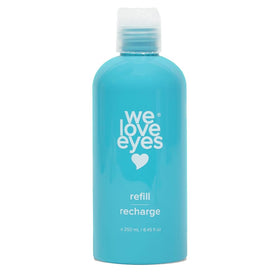 We Love Eyes front packaging showing 250mL refill and brand, clear product benefit