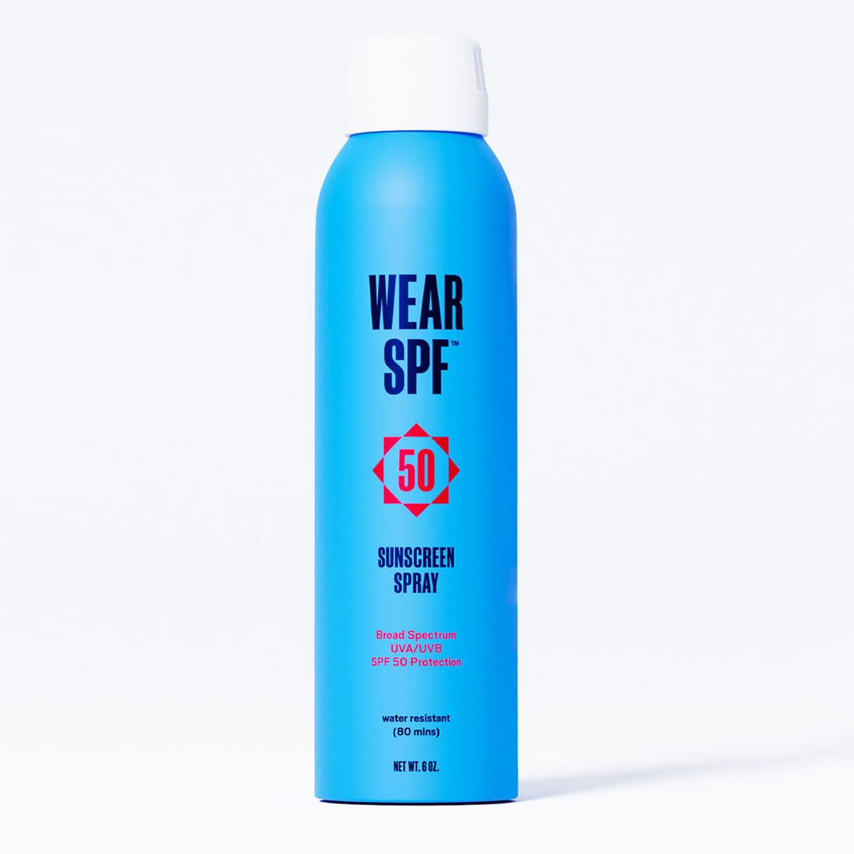 WearSPF front packaging showing SPF 50 and sport branding for clear protection benefit