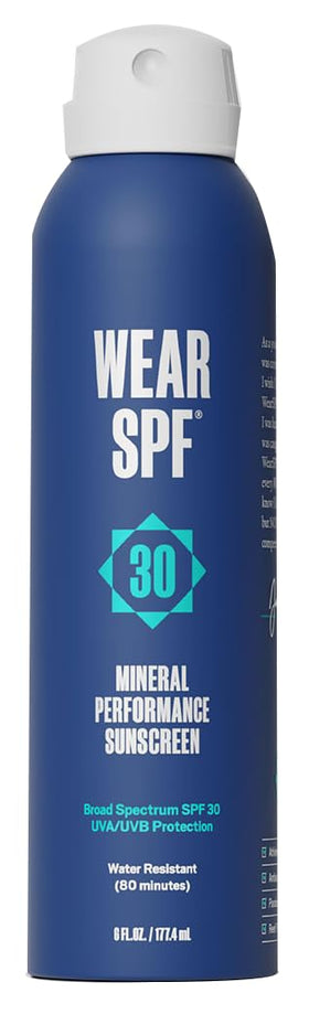 WearSPF front packaging showing label and SPF 30 for clear identification and confidence