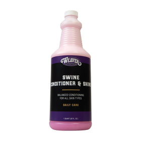 Weaver Livestock front label showing 1-quart bottle and benefits