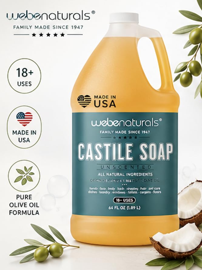 WEBE close up label and ingredients list, clear organic olive oil focus