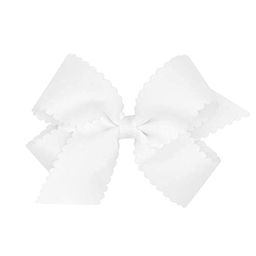 Wee Ones close-up scalloped edge detail highlighting refined trim and textured ribbon