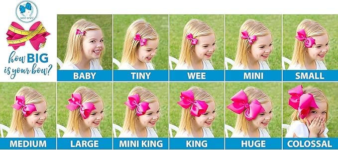 Wee Ones bow flatlay with school outfit showing coordinated outfit benefit