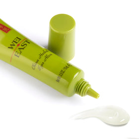Wei East product texture closeup highlighting lightweight herbal cream for smoothness