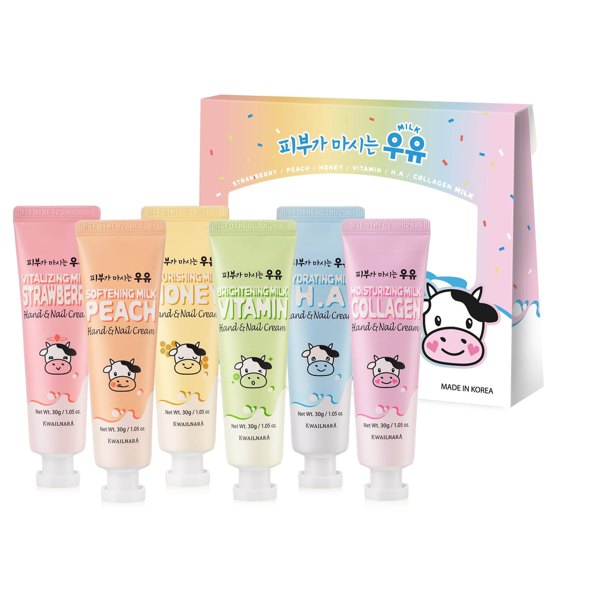 WELCOS KWAILNARA front packaging showing six cream tubes and benefits