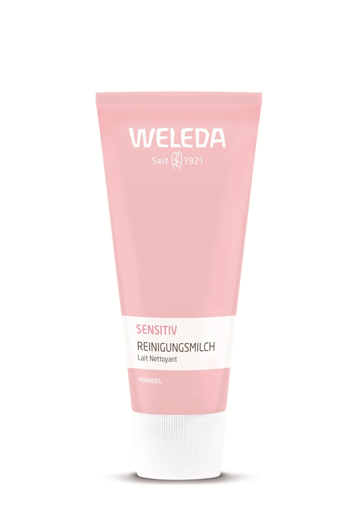 Weleda Almond Soothing Cleansing Lotion front packaging shows label and 2.5 oz size for easy identification and gentle care