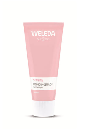 Weleda Almond Soothing Cleansing Lotion front packaging shows label and 2.5 oz size for easy identification and gentle care