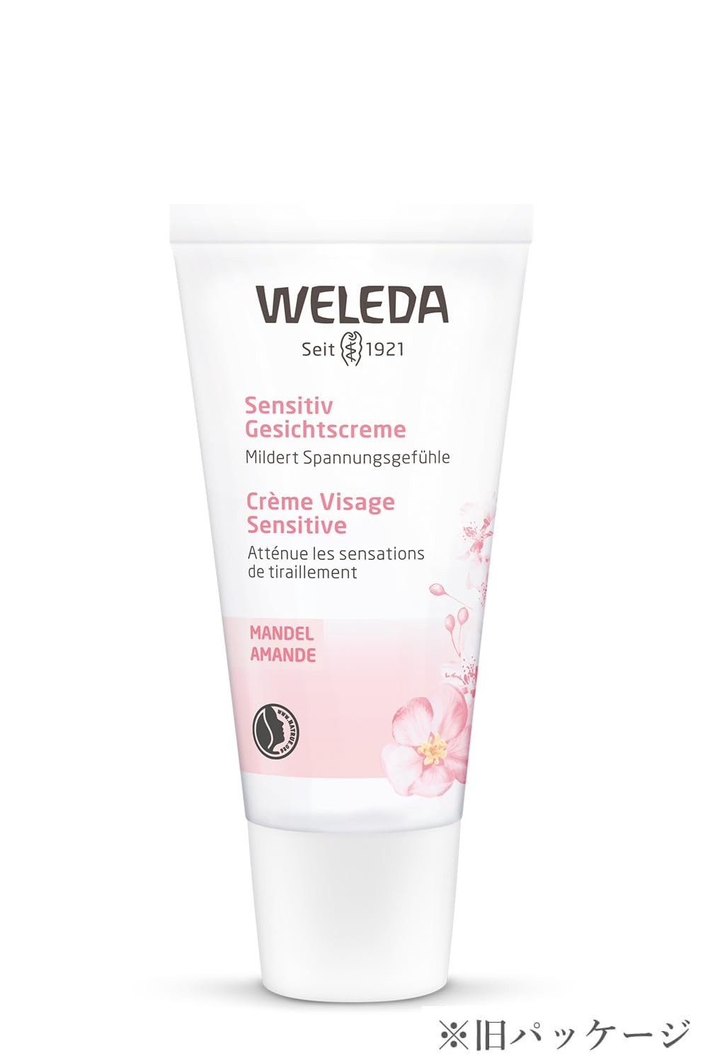 Weleda close-up of almond oil texture highlighting nourishing plant oils