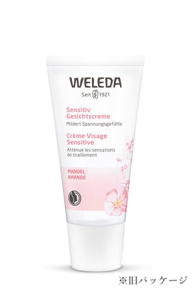 Weleda close-up of almond oil texture highlighting nourishing plant oils