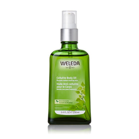 Weleda bottle front view showing label and size, emphasizing natural formulation benefits