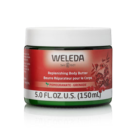 Weleda body butter front jar showing label and size for clear choice