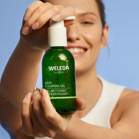 Weleda bottle size comparison showing compact option for travel and convenient dosing benefit