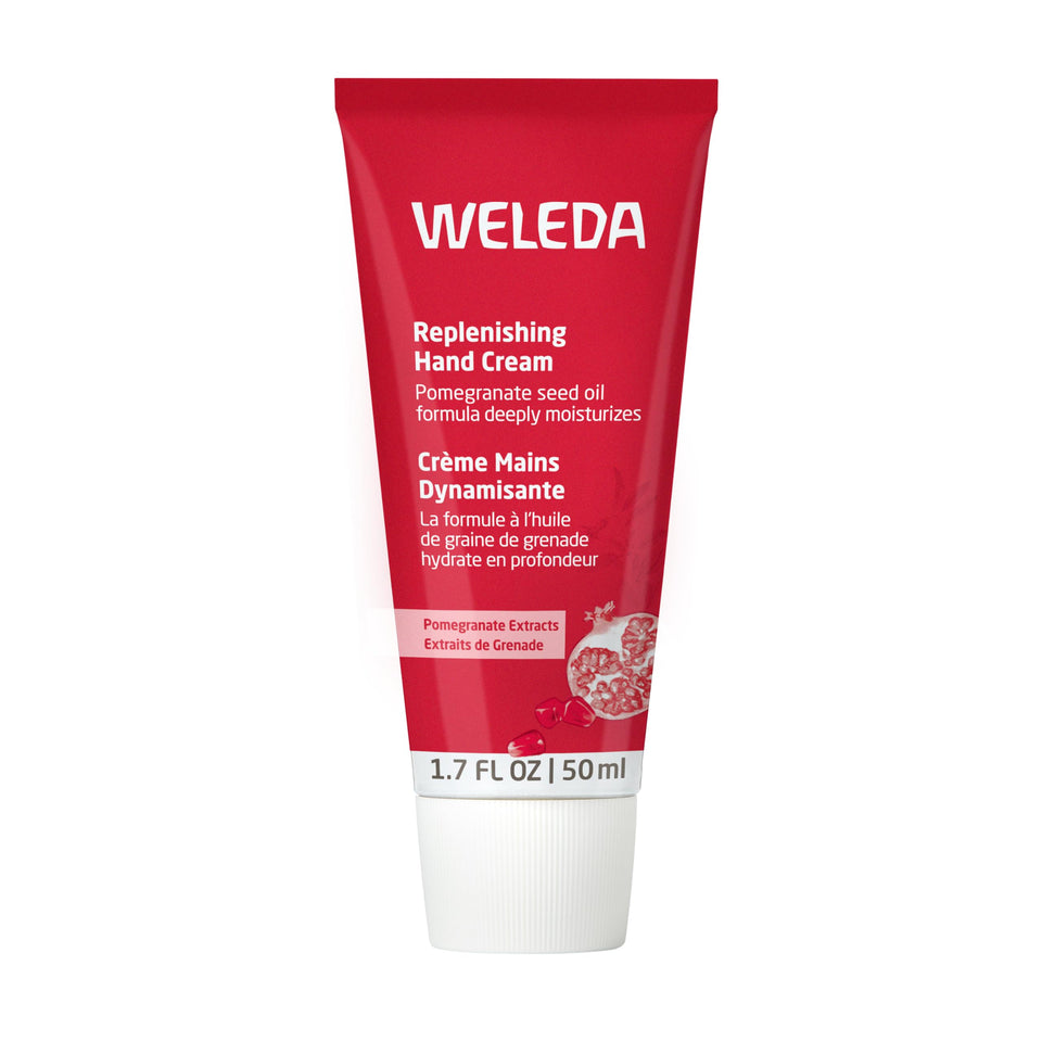 Weleda front tube showing brand and product for easy recognition and portability