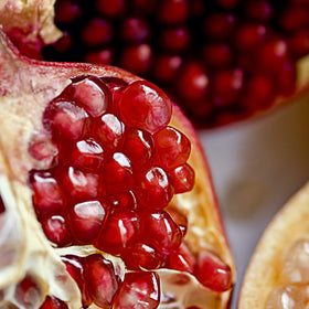Weleda product with pomegranate and millet ingredients highlighting natural botanicals