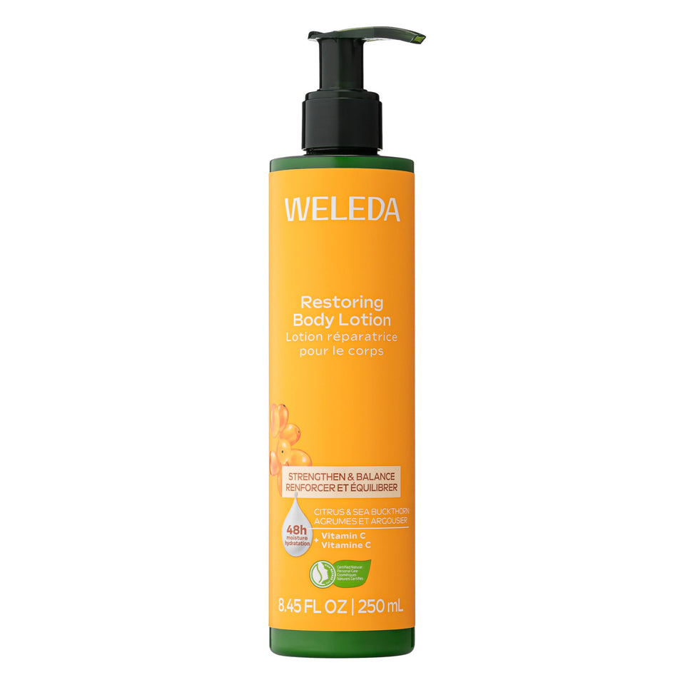 Weleda front packaging showing product and benefits
