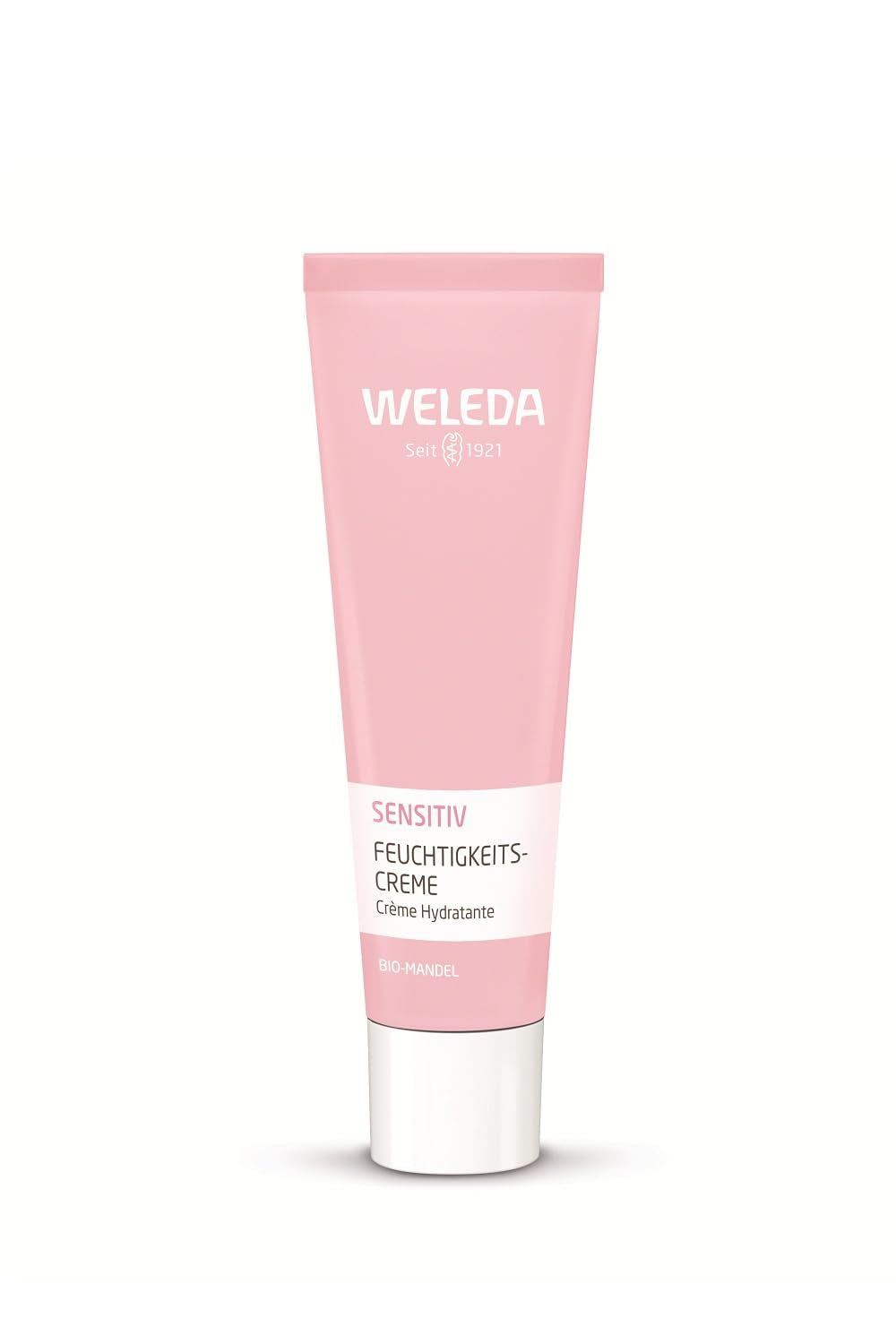 Weleda front packaging showing tube and product name for gentle hydration