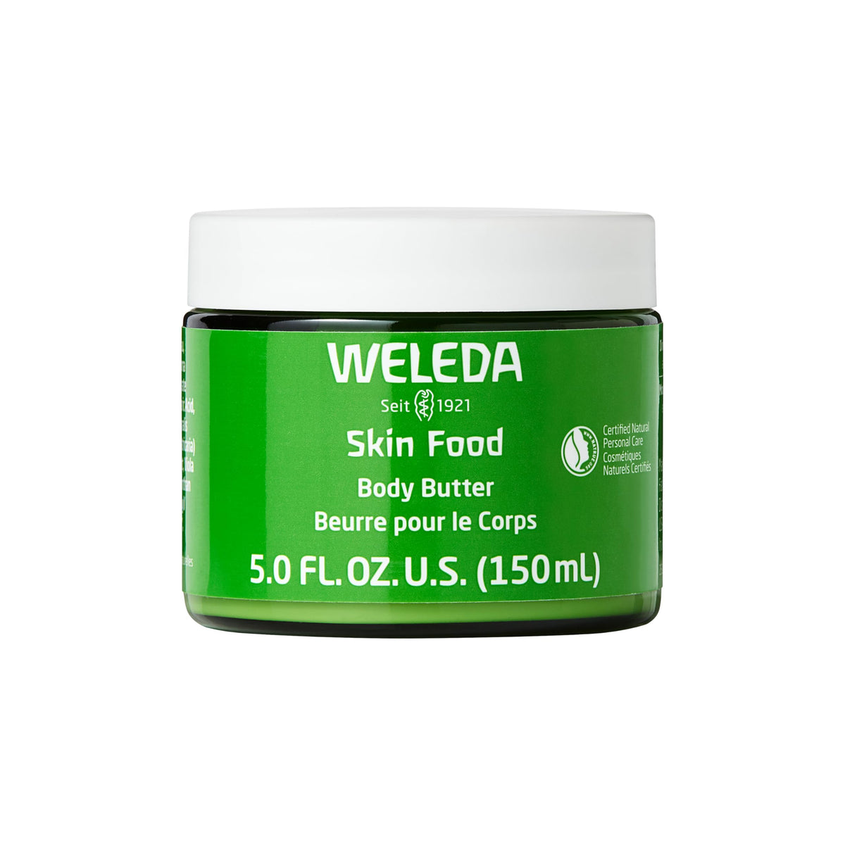 Weleda jar front view showing label and sustainable packaging benefit