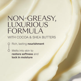 Weleda ingredient spread with shea and cocoa highlighting botanical nourishment