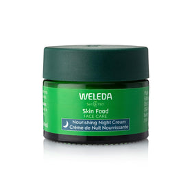 Weleda Skin Food front packaging showing jar and branding for natural hydration