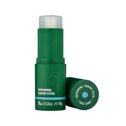Weleda Skin Food serum stick front packaging showing compact tube and branding for easy travel