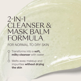 Weleda oil texture on hand demonstrating silky glide and makeup removal benefit