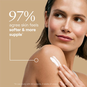 Weleda pump top close-up highlighting easy-dispense benefit