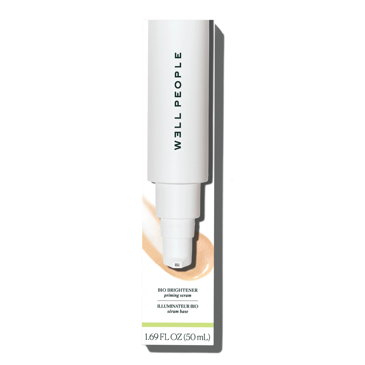 Well People primer under foundation demonstrating longer-lasting makeup
