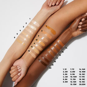 Well People concealer texture swirl highlighting creamy, lightweight formula hydration