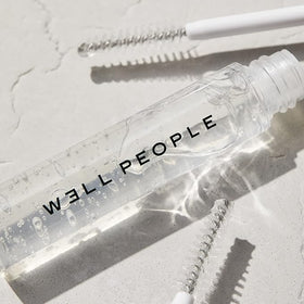 Well People applied on model brows, natural groomed finish and soft hold