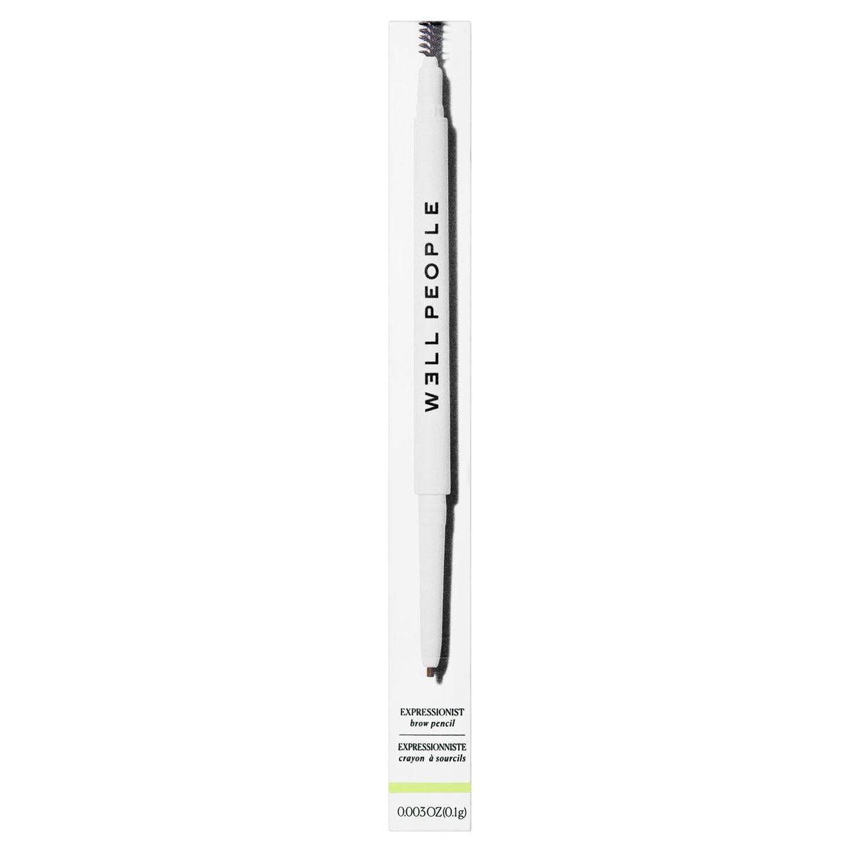 Well People spoolie detail for blending and grooming brows