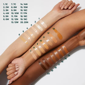 Well People concealer texture close-up showing creamy blendable finish benefit