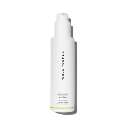 Well People cleanser front packaging showing bottle and label for gentle hydration