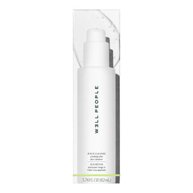 Well People ingredients display with aloe and broccoli seed oil for skin soothing
